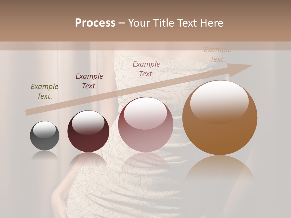 Hairstyle Human Lady PowerPoint Template