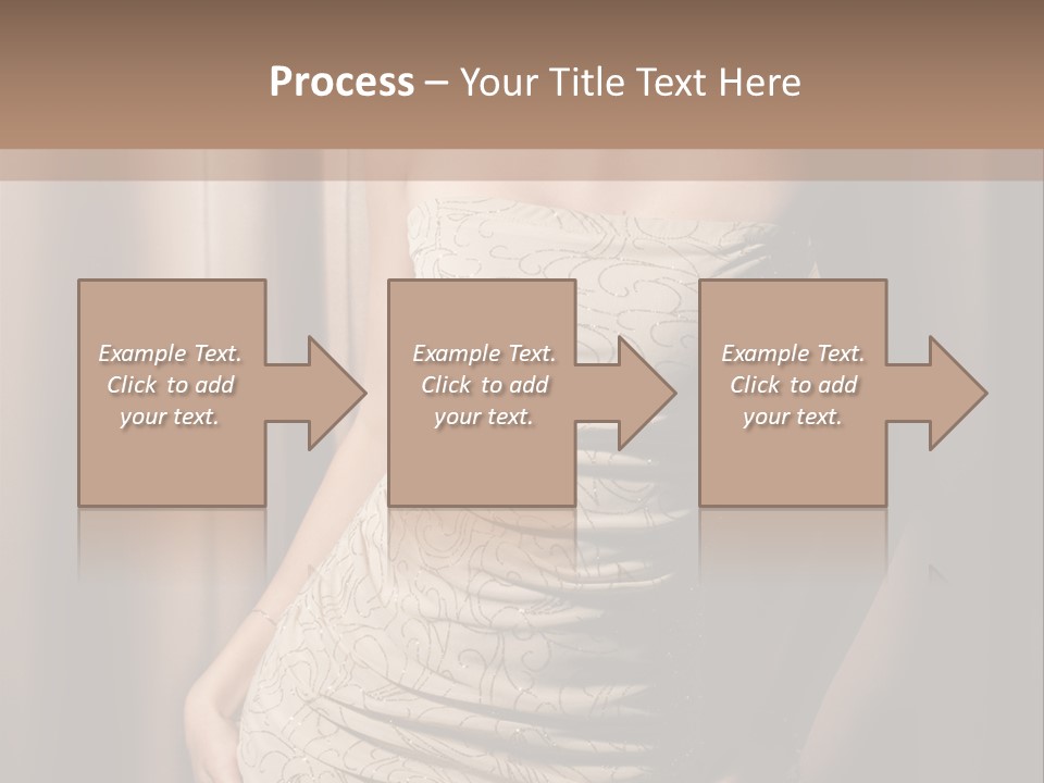 Hairstyle Human Lady PowerPoint Template