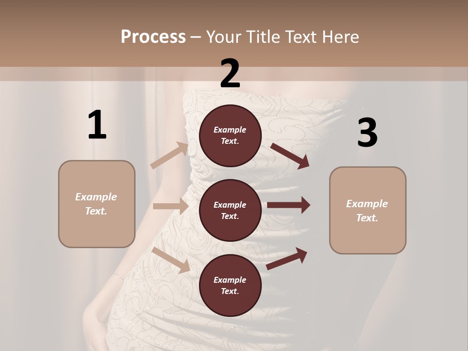 Hairstyle Human Lady PowerPoint Template