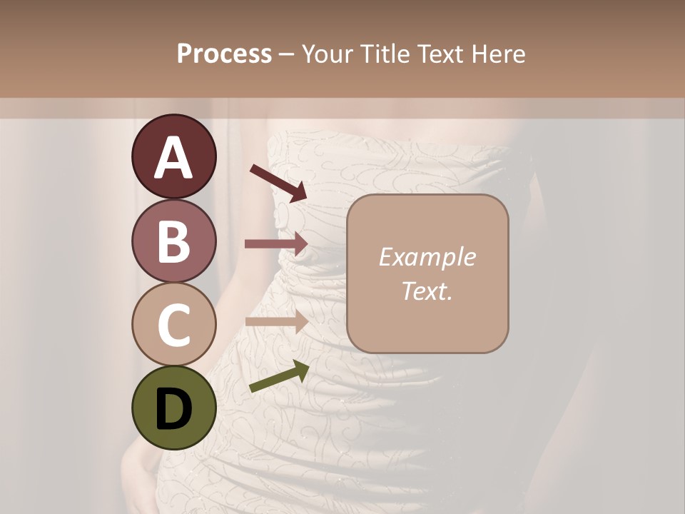 Hairstyle Human Lady PowerPoint Template