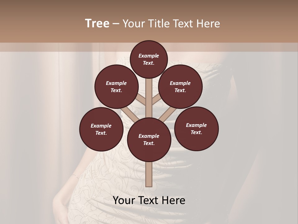 Hairstyle Human Lady PowerPoint Template