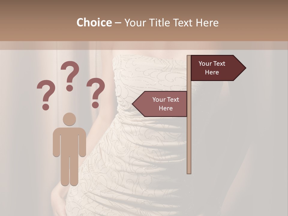 Hairstyle Human Lady PowerPoint Template