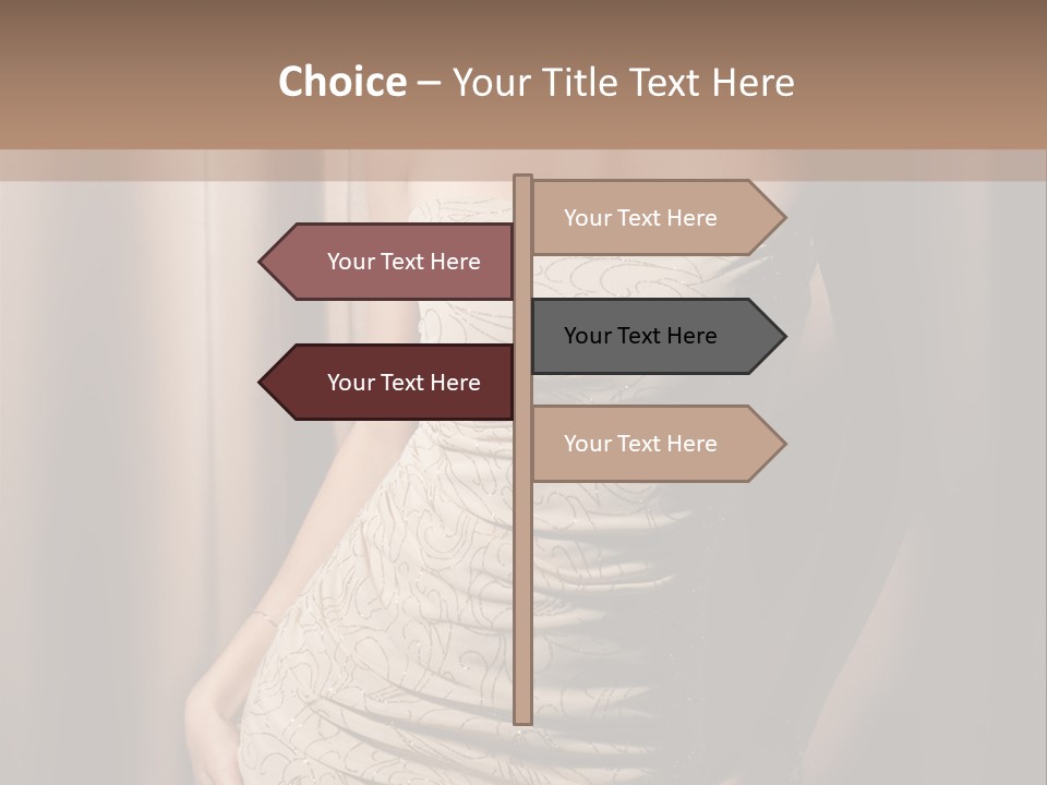 Hairstyle Human Lady PowerPoint Template