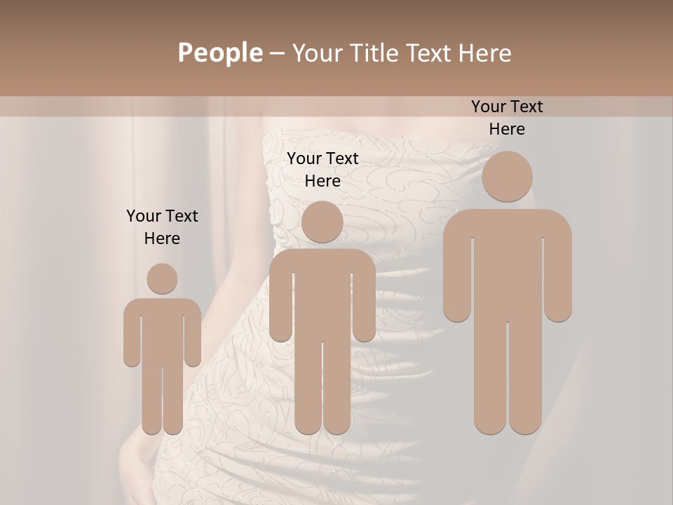 Hairstyle Human Lady PowerPoint Template