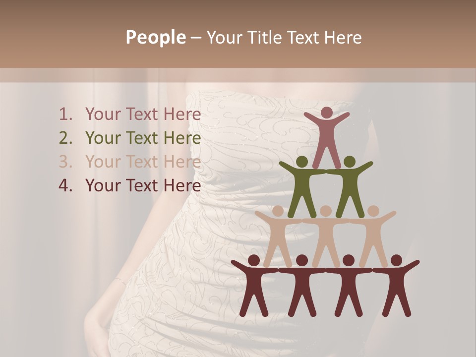 Hairstyle Human Lady PowerPoint Template