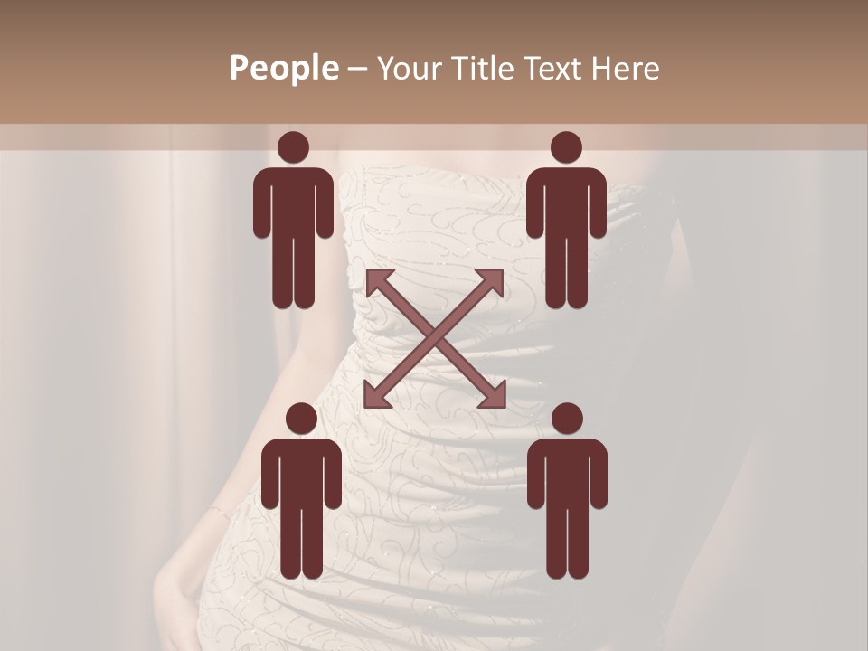 Hairstyle Human Lady PowerPoint Template