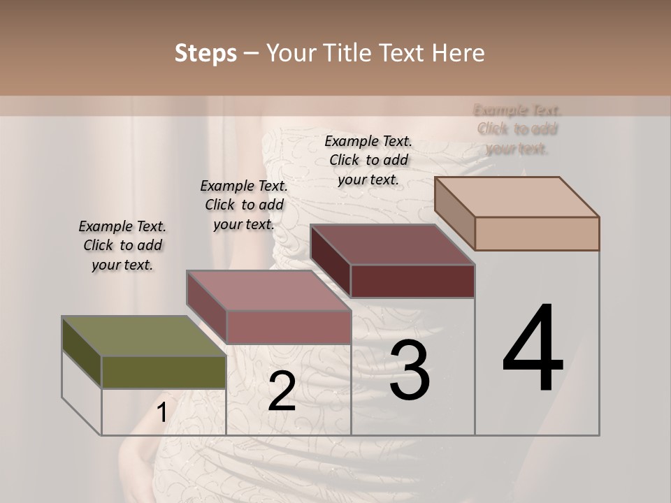 Hairstyle Human Lady PowerPoint Template
