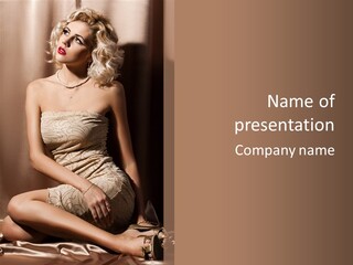 Makeup Elegance Cosmetic PowerPoint Template