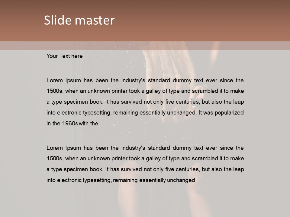 Cosmetic Y Lips PowerPoint Template