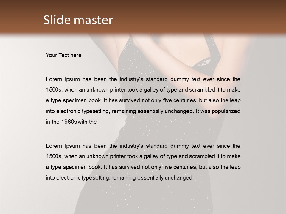 Beauty Attractive Head PowerPoint Template