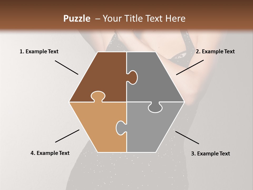 Beauty Attractive Head PowerPoint Template