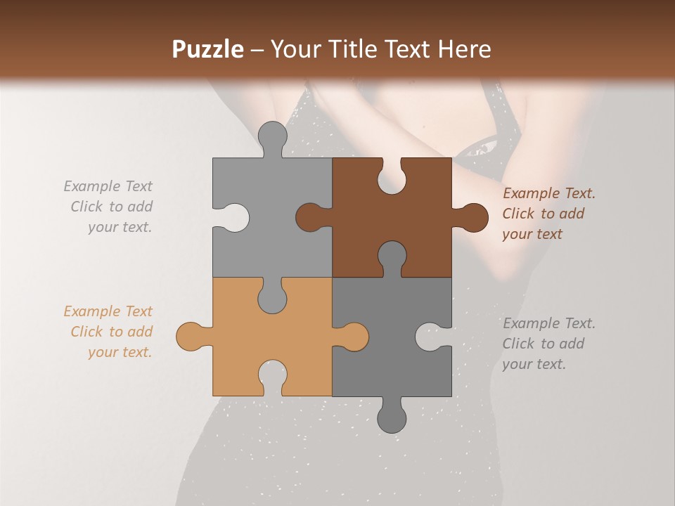 Beauty Attractive Head PowerPoint Template