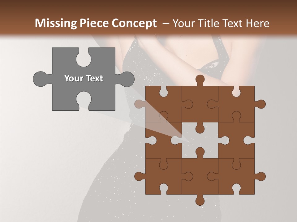 Beauty Attractive Head PowerPoint Template