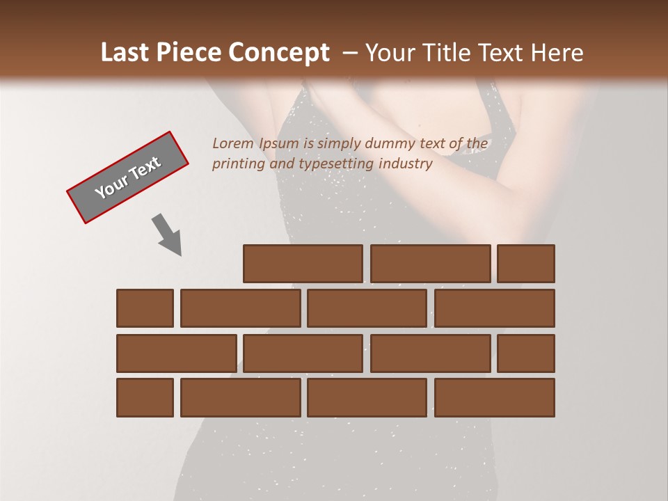 Beauty Attractive Head PowerPoint Template