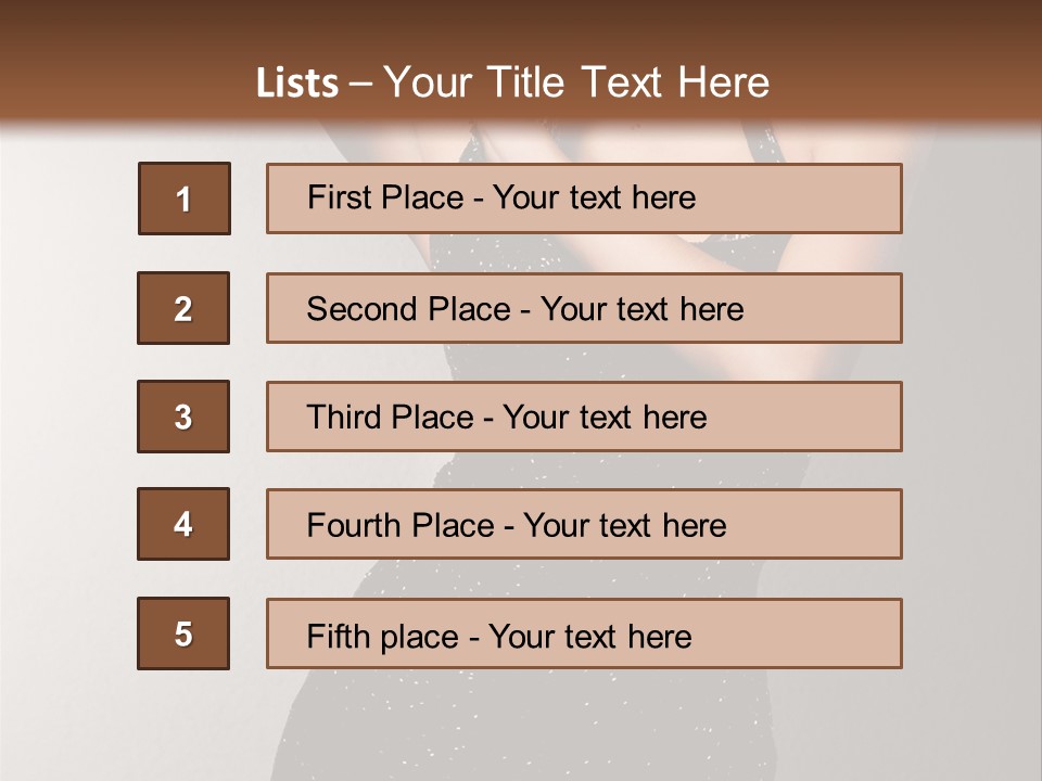 Beauty Attractive Head PowerPoint Template