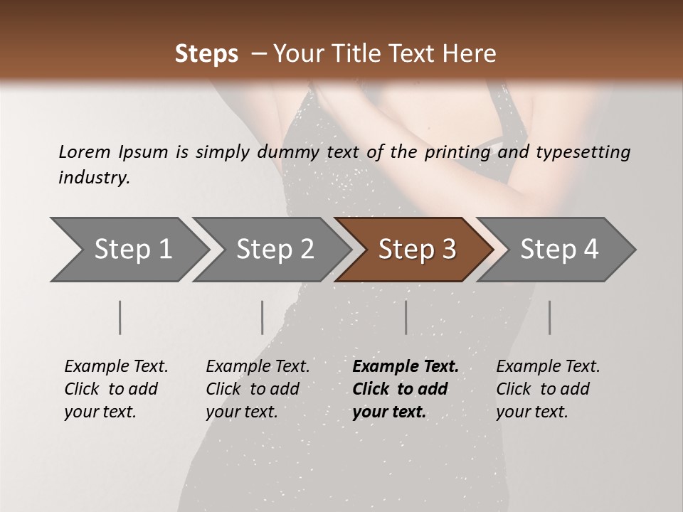 Beauty Attractive Head PowerPoint Template
