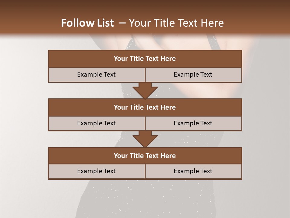 Beauty Attractive Head PowerPoint Template
