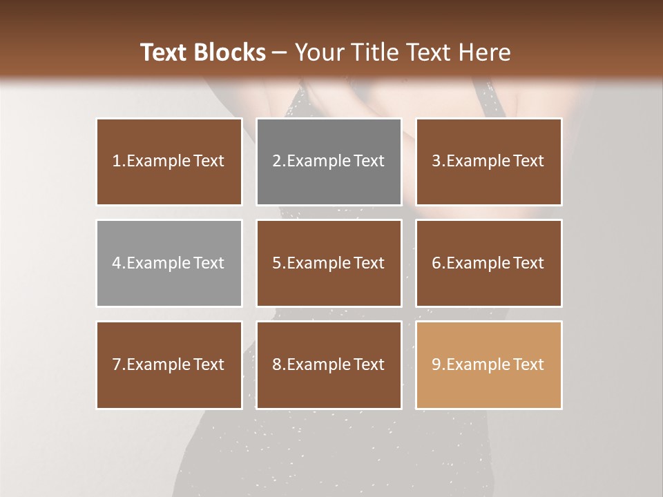 Beauty Attractive Head PowerPoint Template