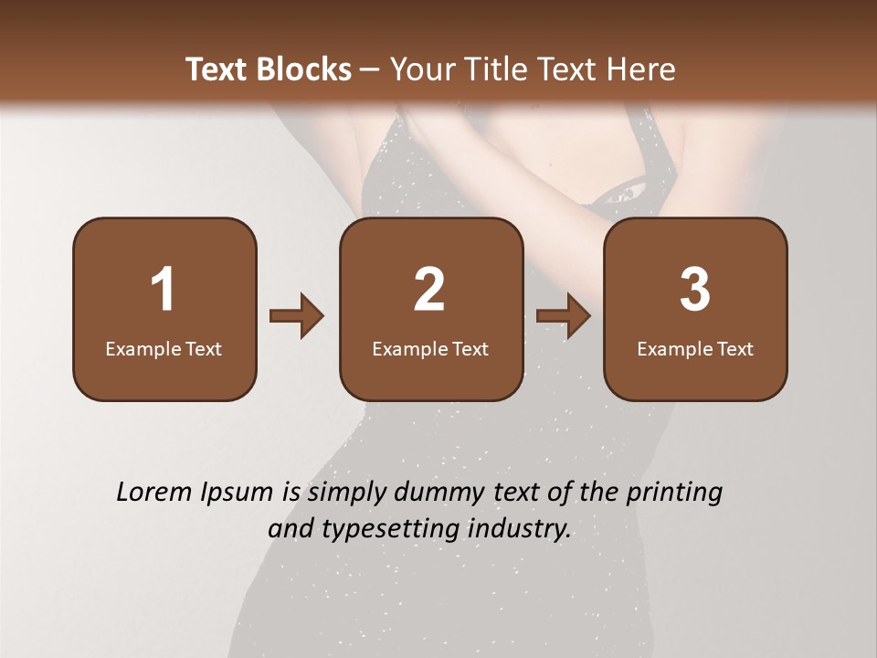 Beauty Attractive Head PowerPoint Template