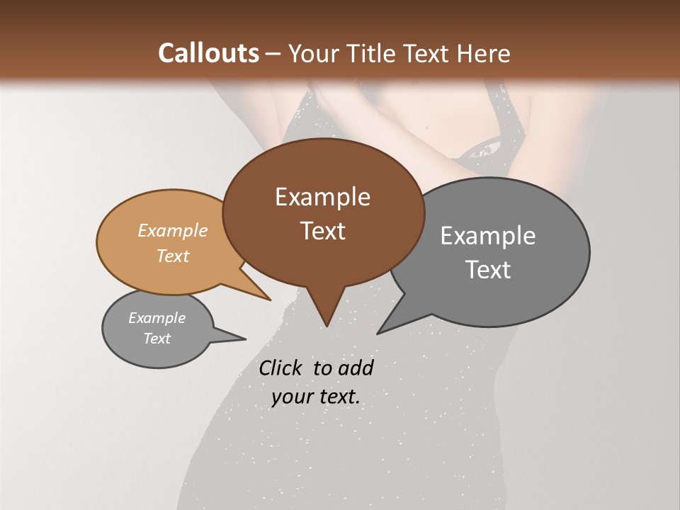 Beauty Attractive Head PowerPoint Template