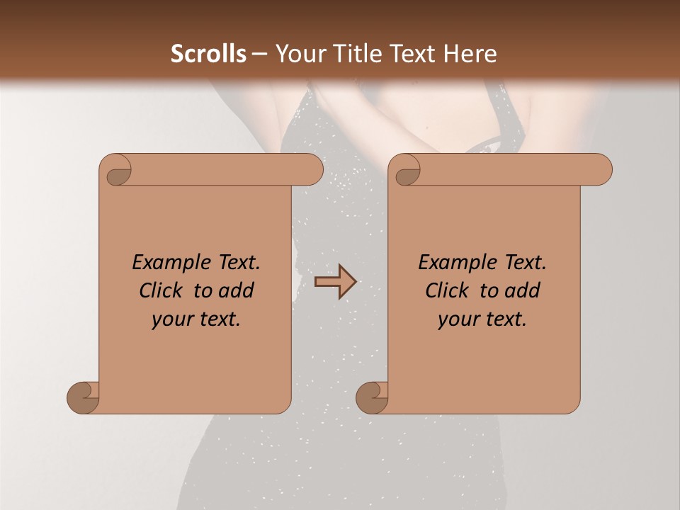 Beauty Attractive Head PowerPoint Template