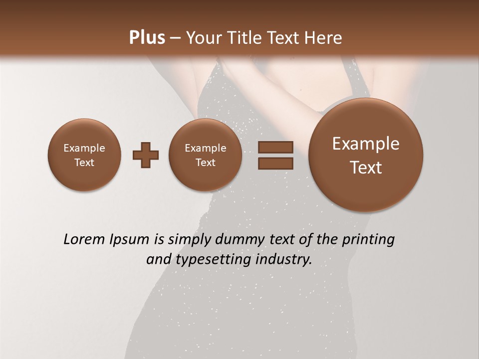 Beauty Attractive Head PowerPoint Template