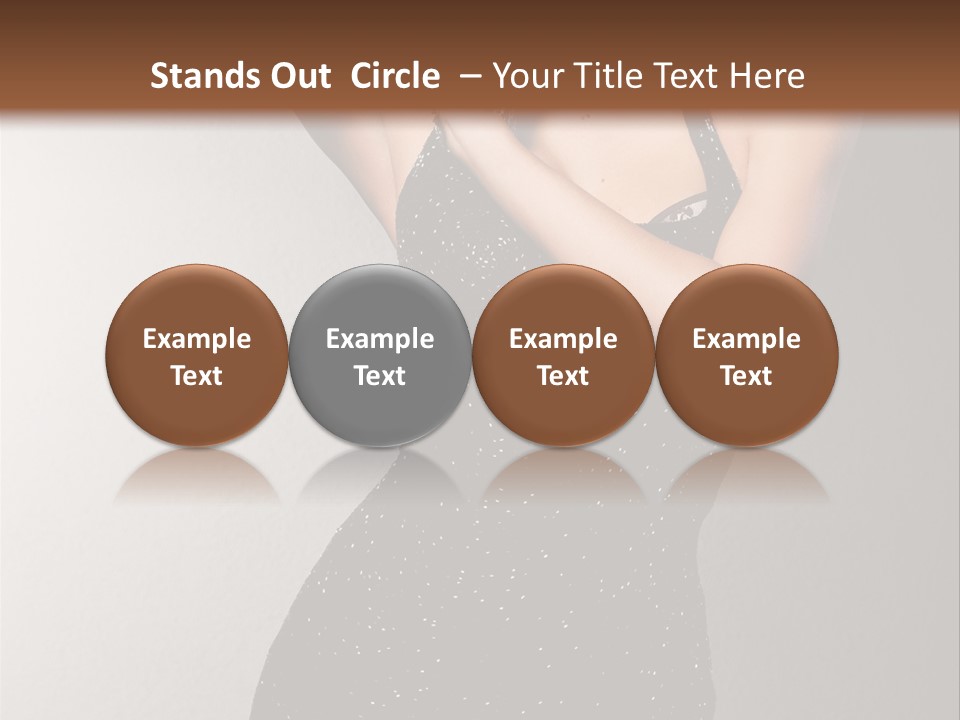 Beauty Attractive Head PowerPoint Template