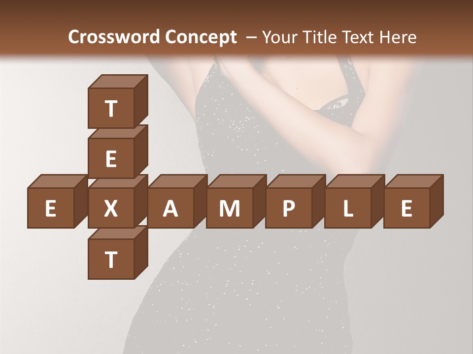 Beauty Attractive Head PowerPoint Template