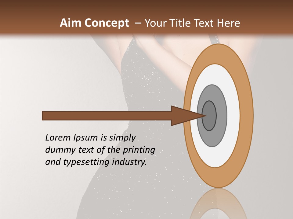 Beauty Attractive Head PowerPoint Template