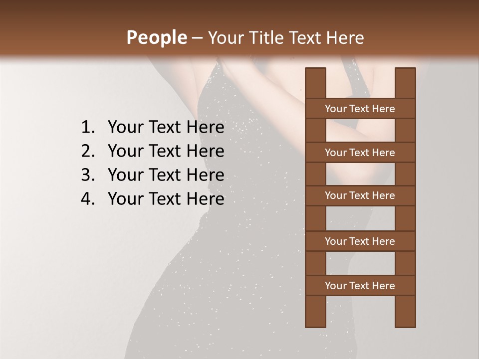 Beauty Attractive Head PowerPoint Template