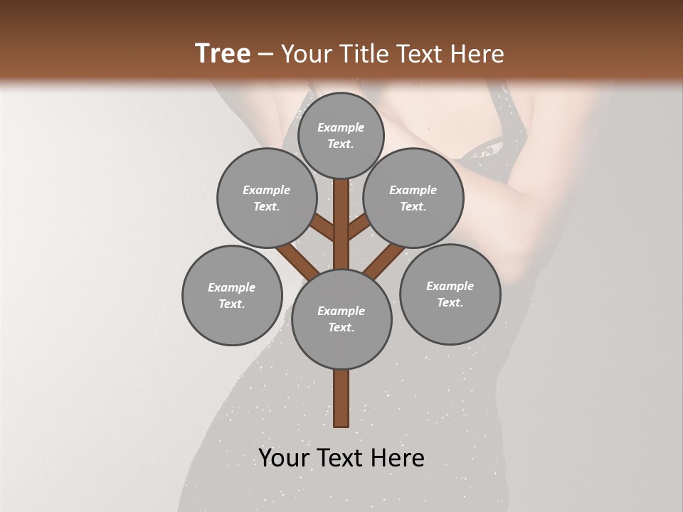 Beauty Attractive Head PowerPoint Template