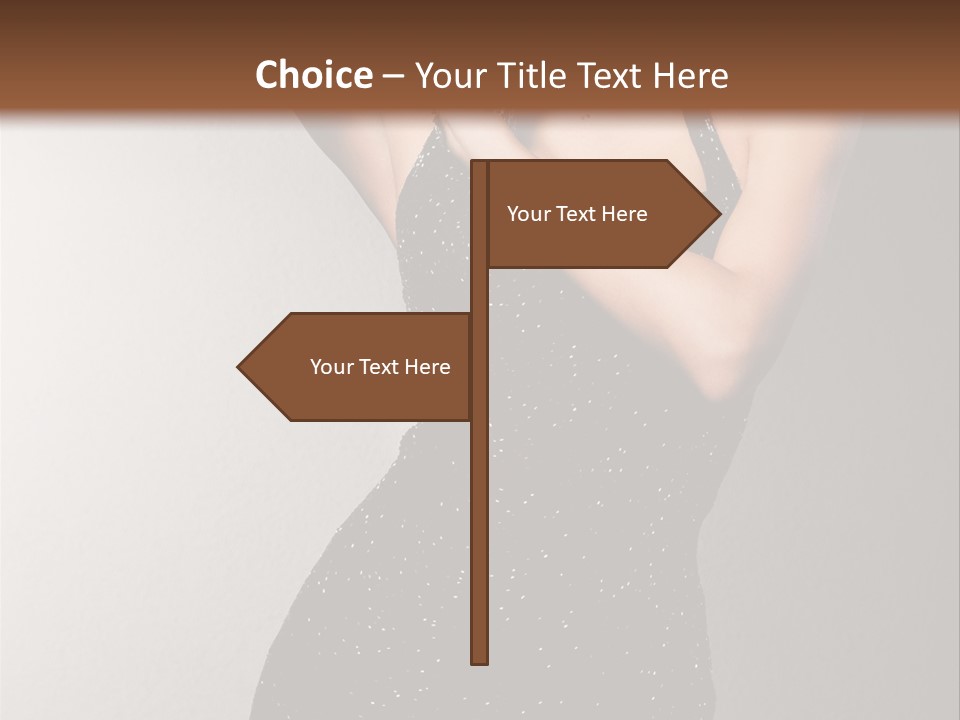 Beauty Attractive Head PowerPoint Template