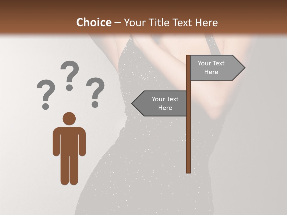 Beauty Attractive Head PowerPoint Template