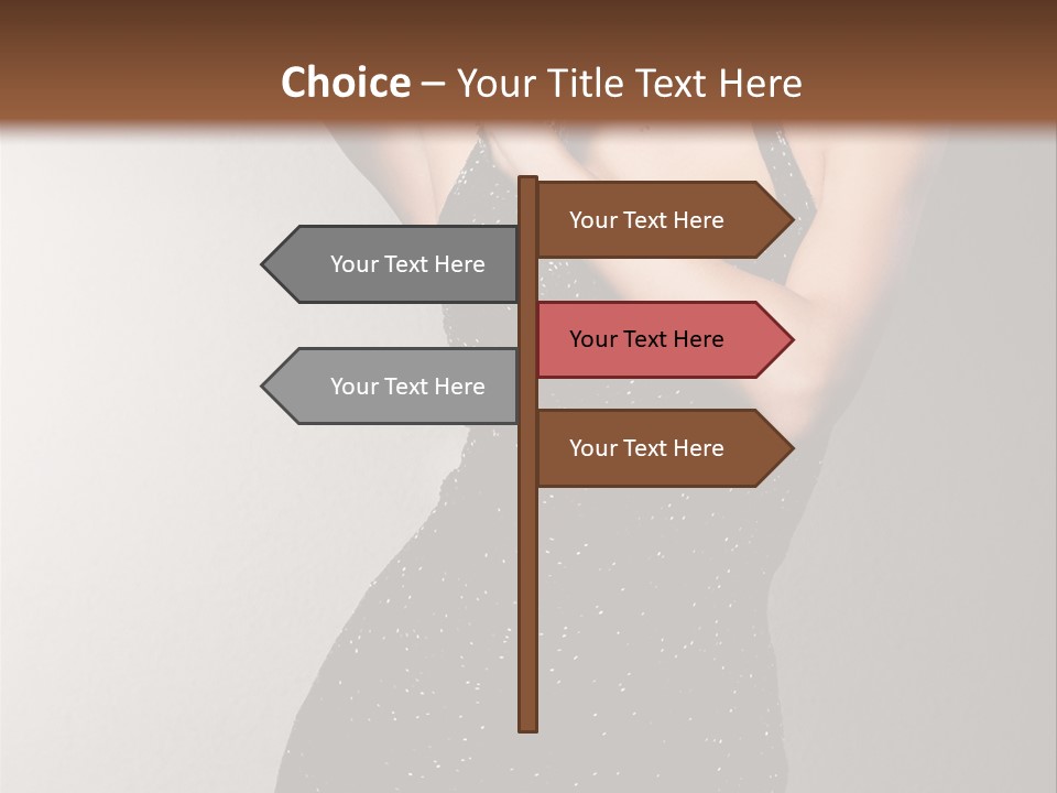 Beauty Attractive Head PowerPoint Template