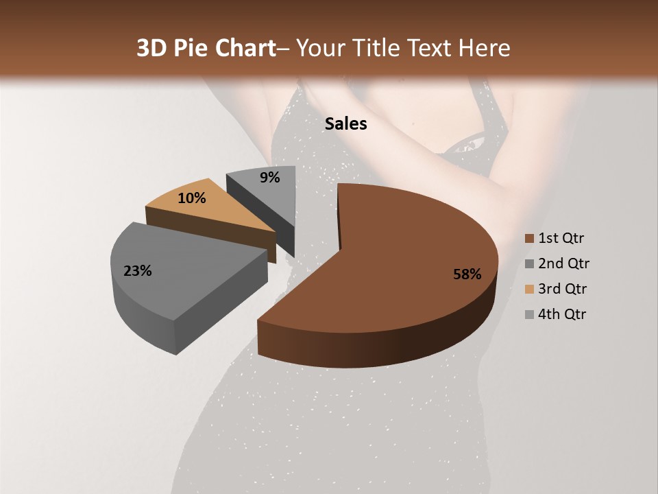 Beauty Attractive Head PowerPoint Template