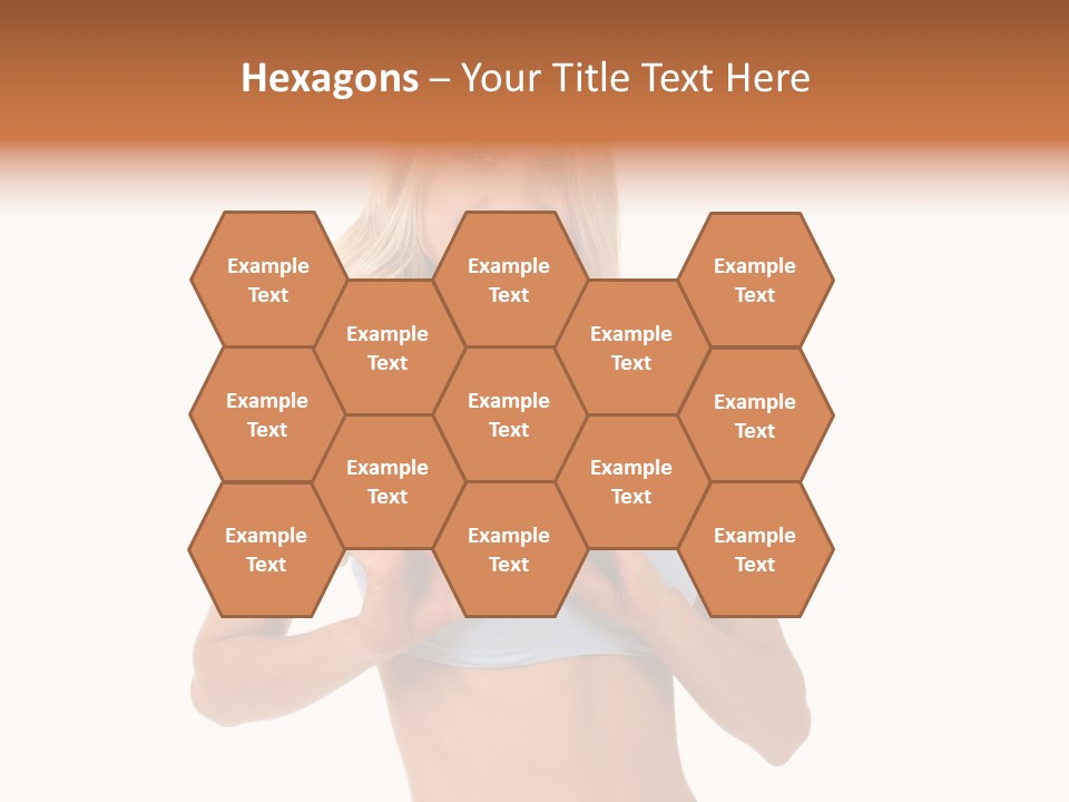 White Blonde Cute PowerPoint Template