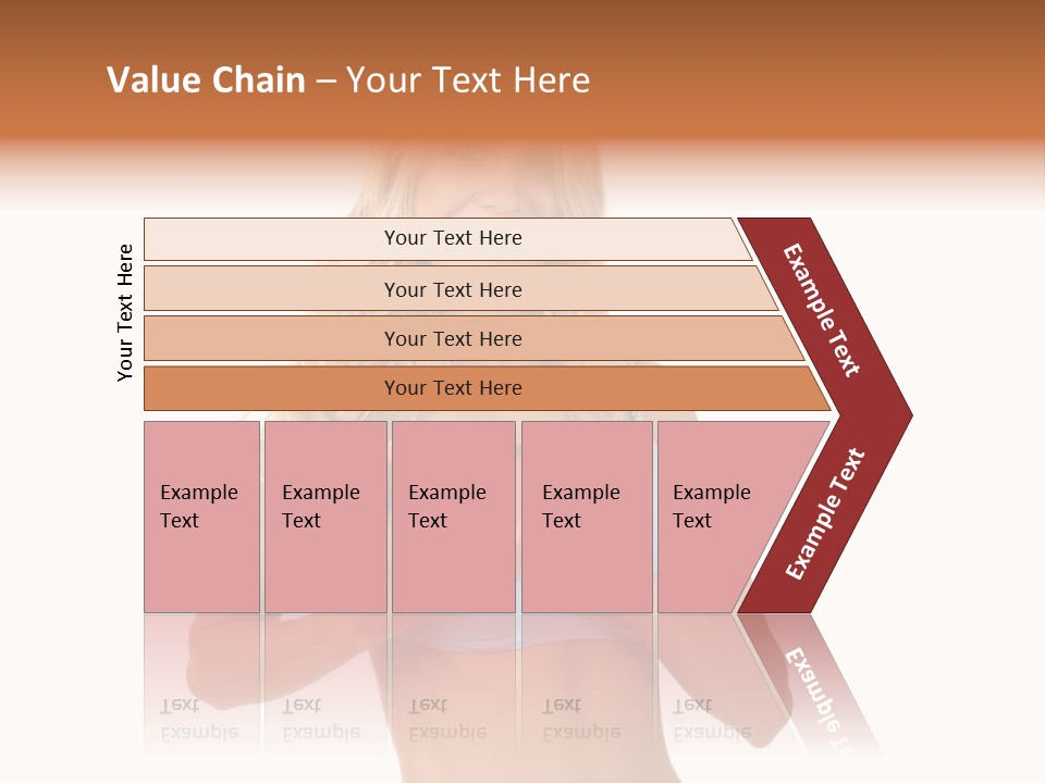 White Blonde Cute PowerPoint Template