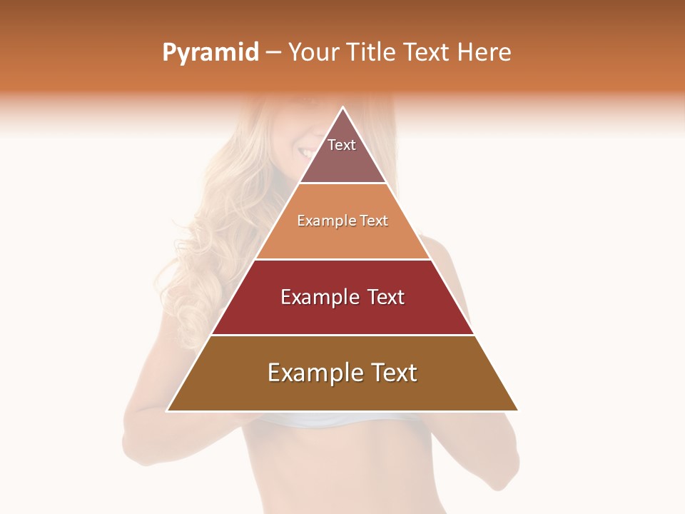 White Blonde Cute PowerPoint Template