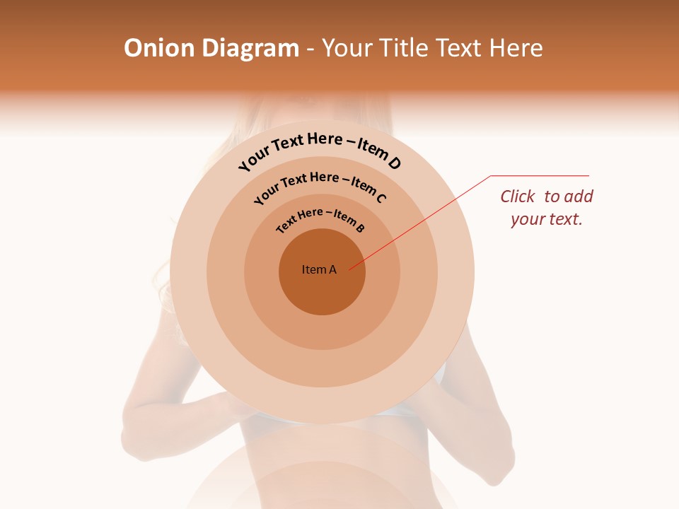 White Blonde Cute PowerPoint Template