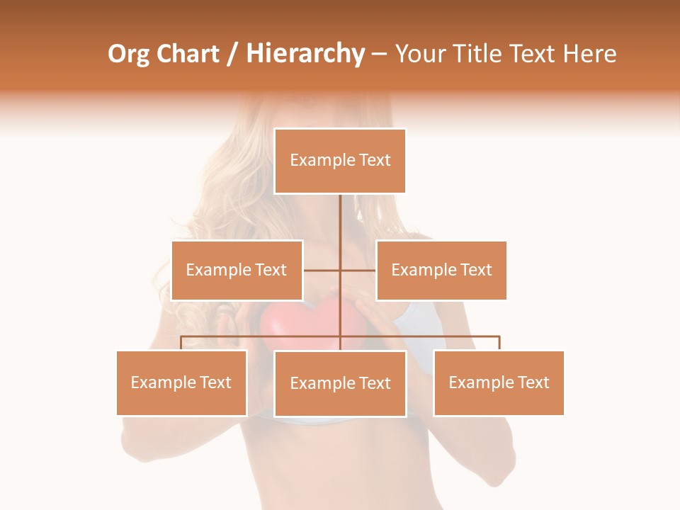 White Blonde Cute PowerPoint Template