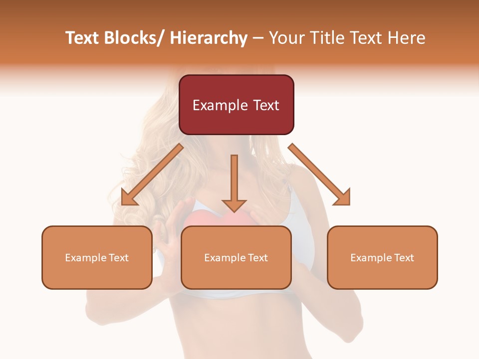 White Blonde Cute PowerPoint Template