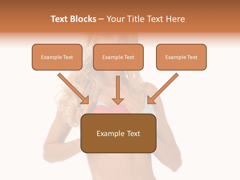 White Blonde Cute PowerPoint Template