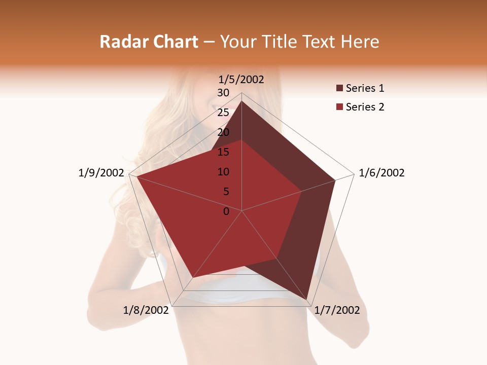 White Blonde Cute PowerPoint Template