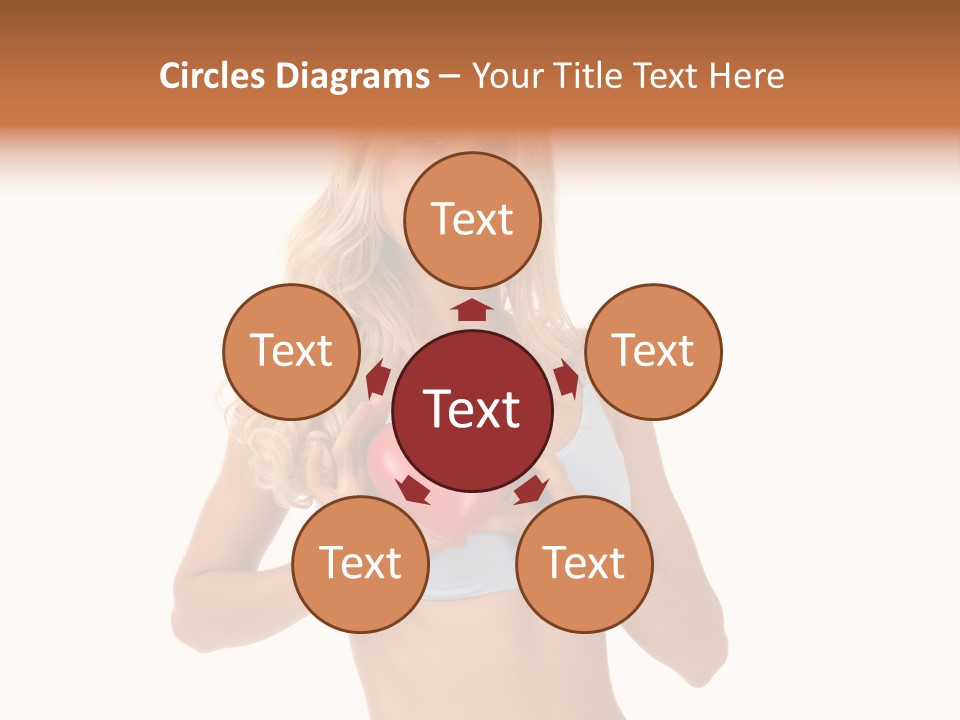 White Blonde Cute PowerPoint Template