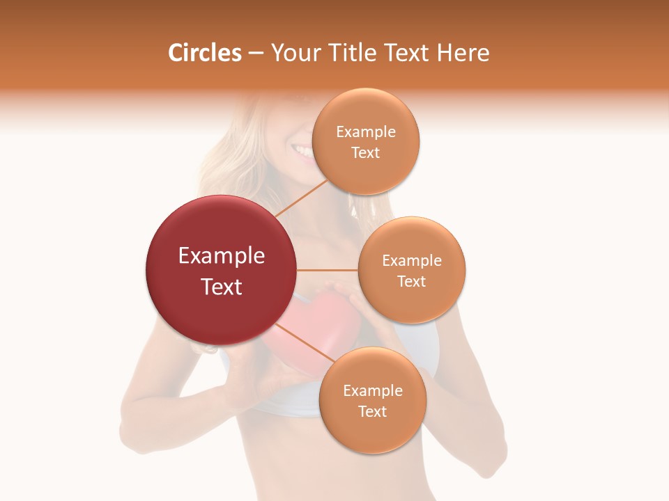 White Blonde Cute PowerPoint Template