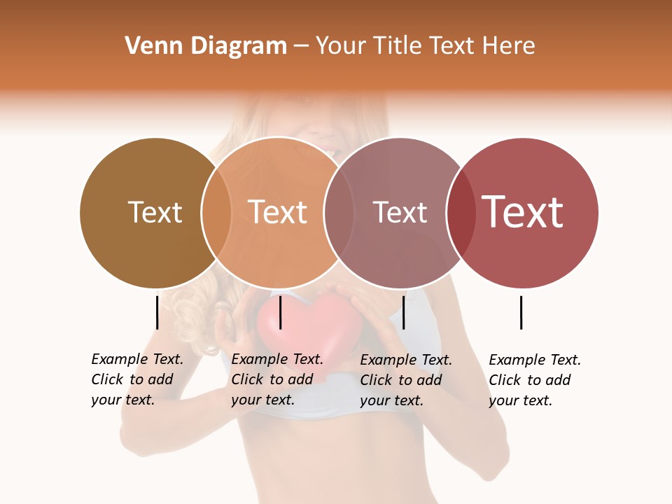 White Blonde Cute PowerPoint Template