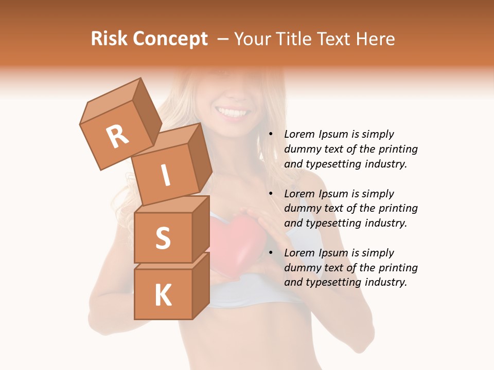 White Blonde Cute PowerPoint Template