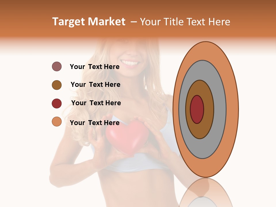 White Blonde Cute PowerPoint Template