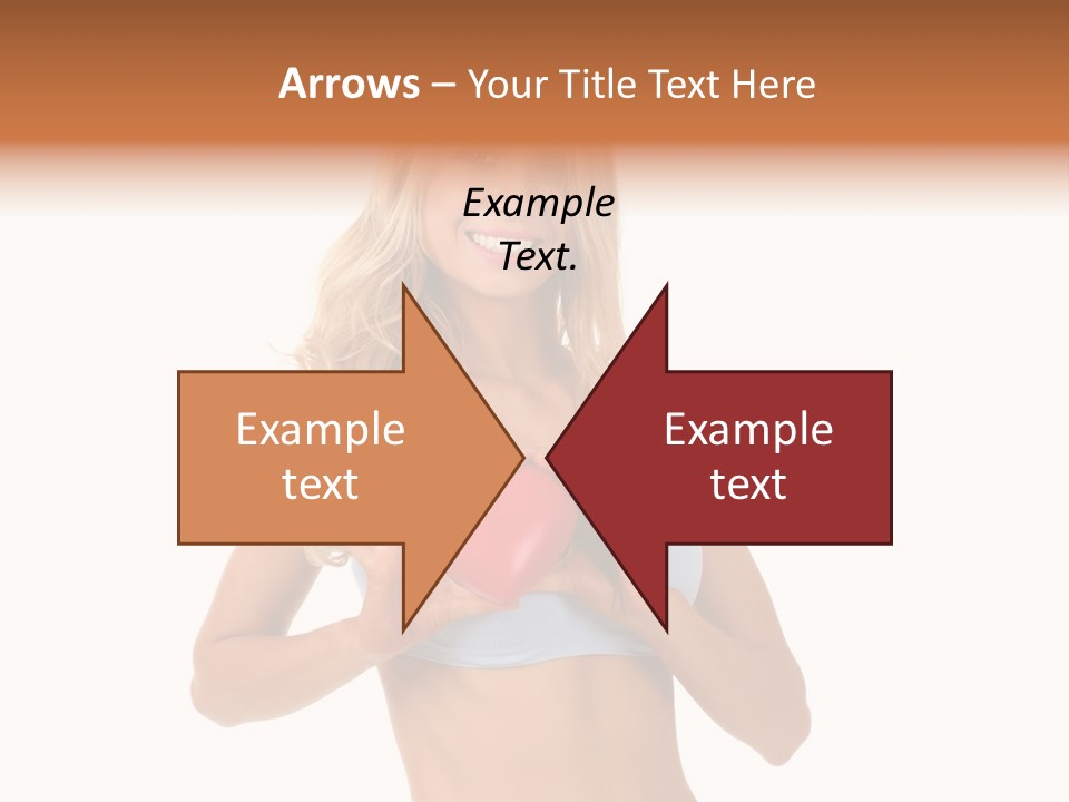 White Blonde Cute PowerPoint Template