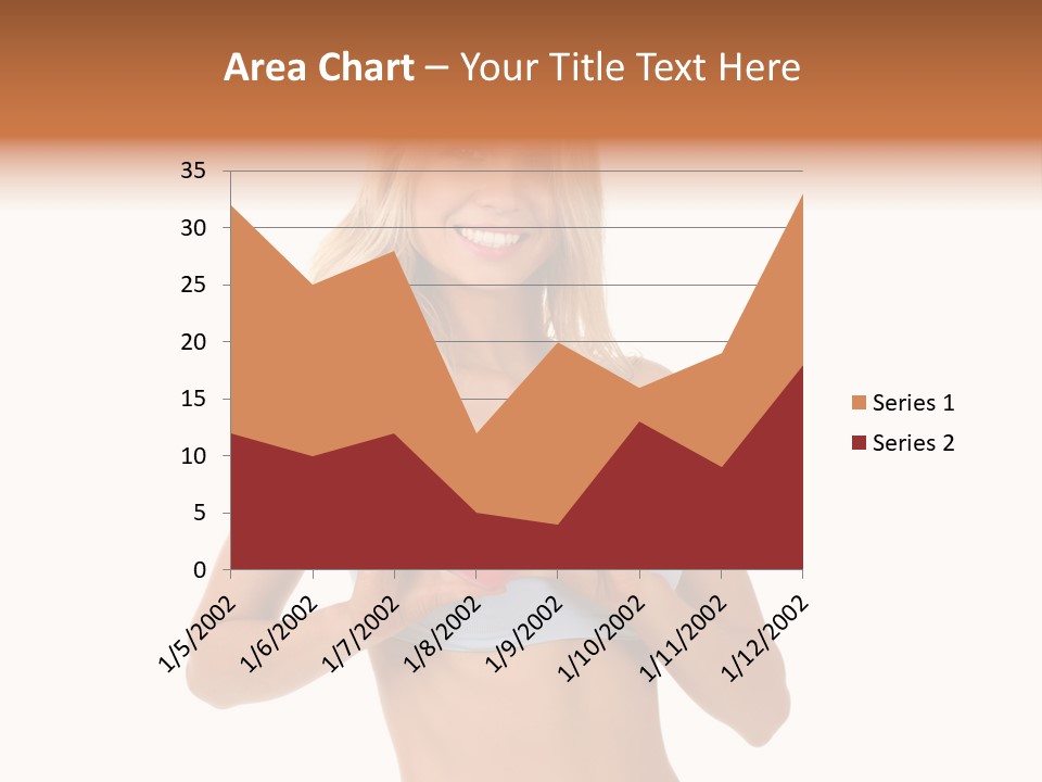 White Blonde Cute PowerPoint Template